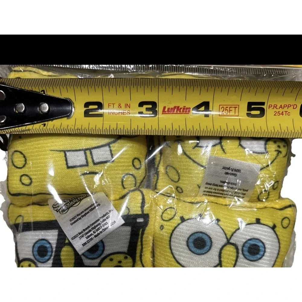 One (1) Pack Of 4 SpongeBob Mini Cat Toy Plushies 2026 USA‎ SELLER